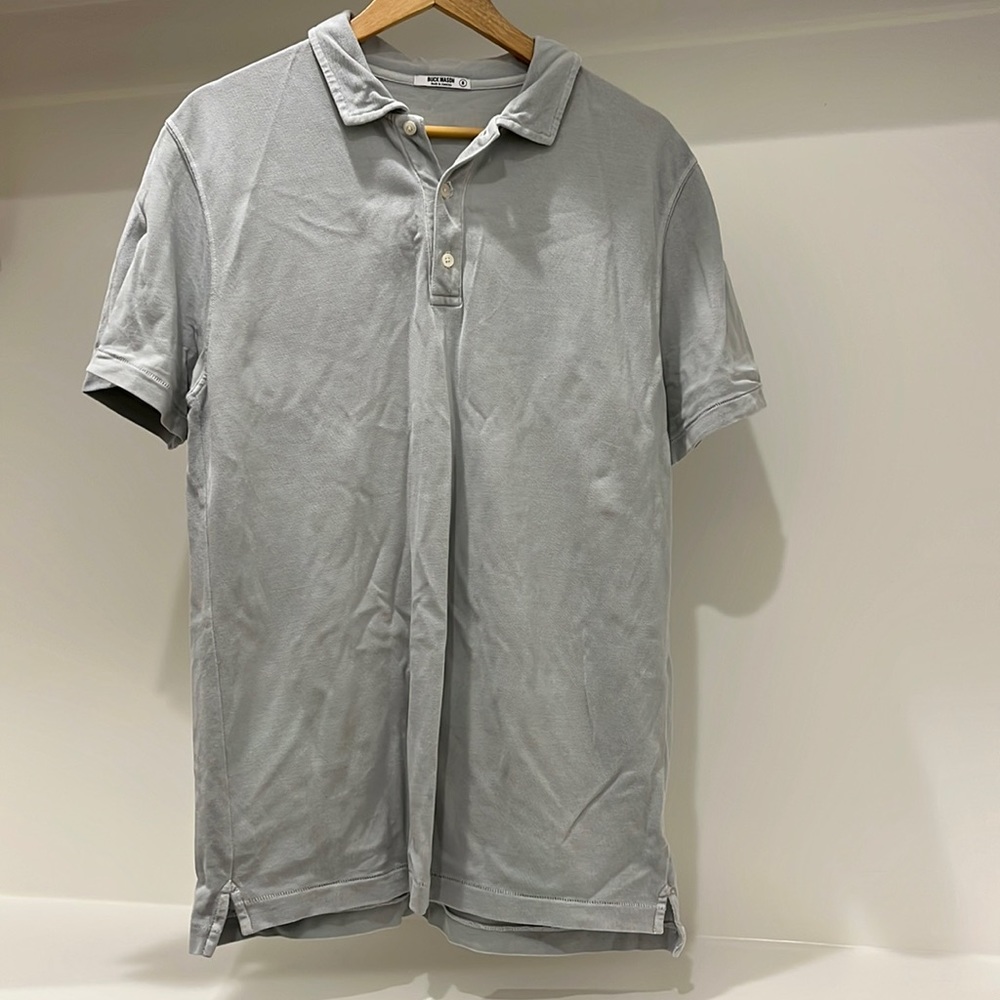 Buck Mason Sueded Cotton Polo